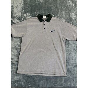 ESA Tampa Bay Polo Shirt XL Gray & Black Embroidered Short Sleeve